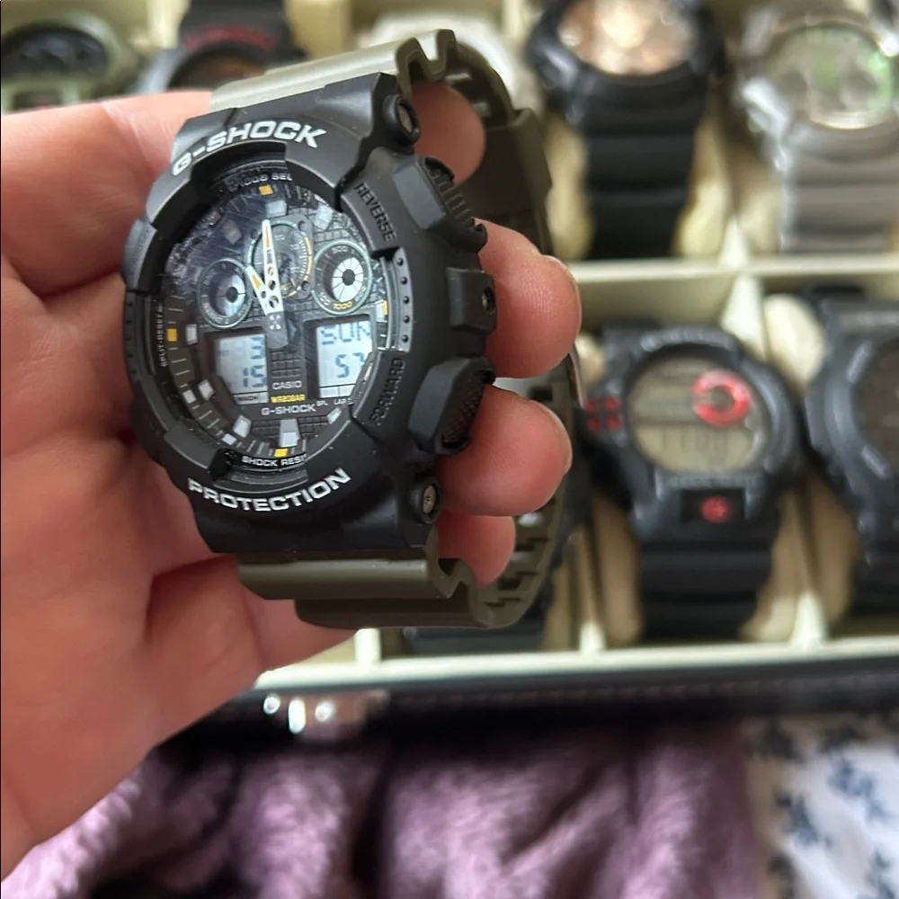 Casio G-Shock military Green and Black Watch - Picture 6 of 6